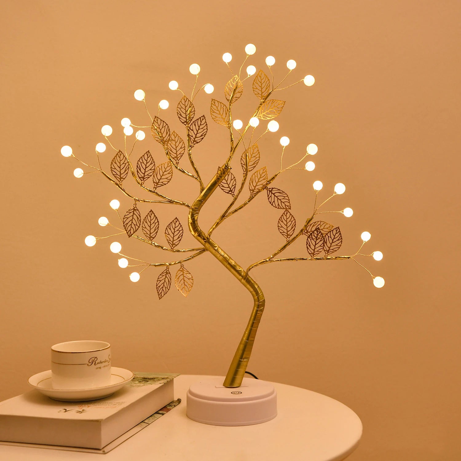 36/108Leds Tabletop Tree Lamp, Decorative LED Lights, Rgb Color Atmosphere Night Lights, for Party Camping Home Decor