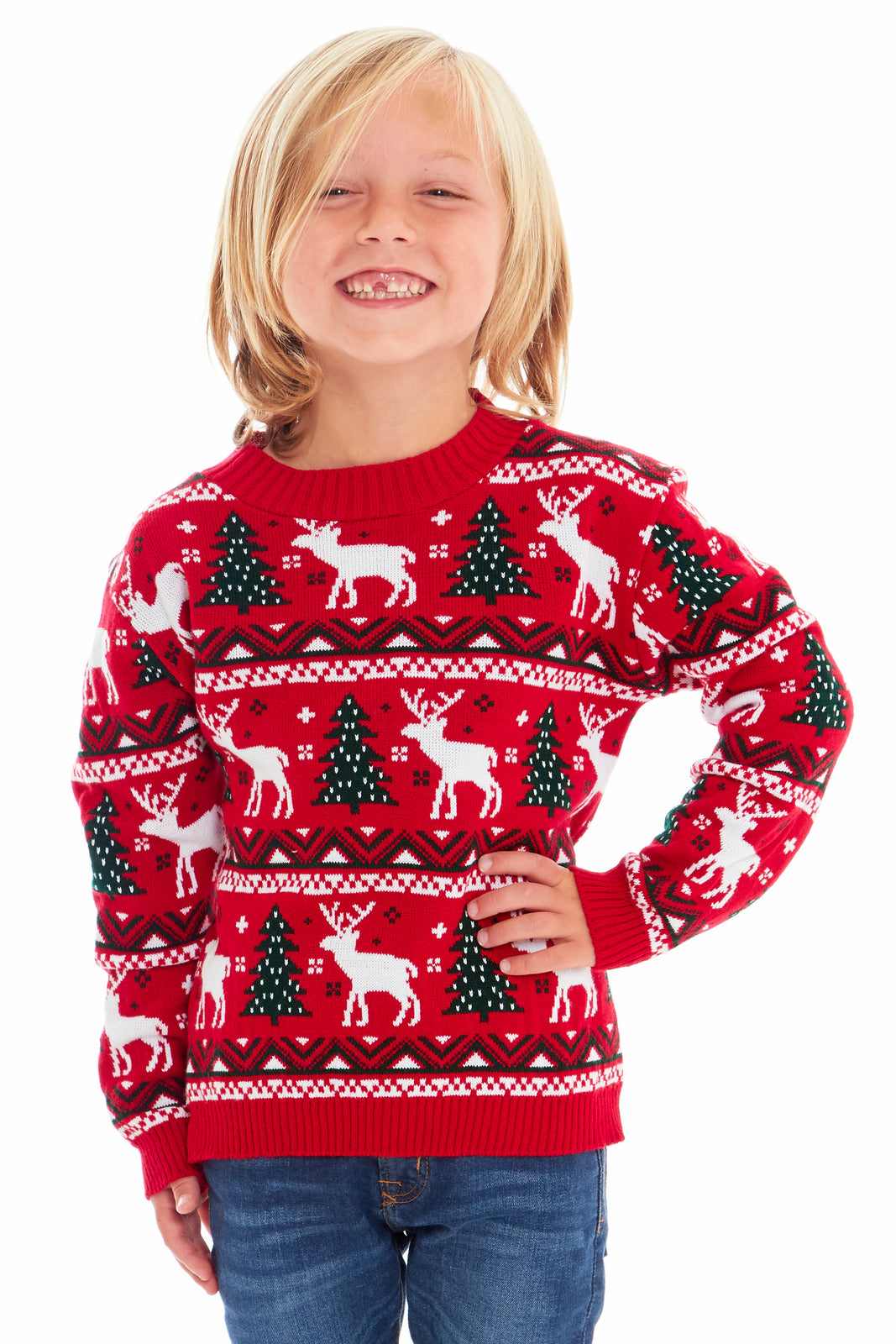 Mens Womens Kids Family Christmas Jumper Unisex Ladies Xmas Knit Sweater Novelty