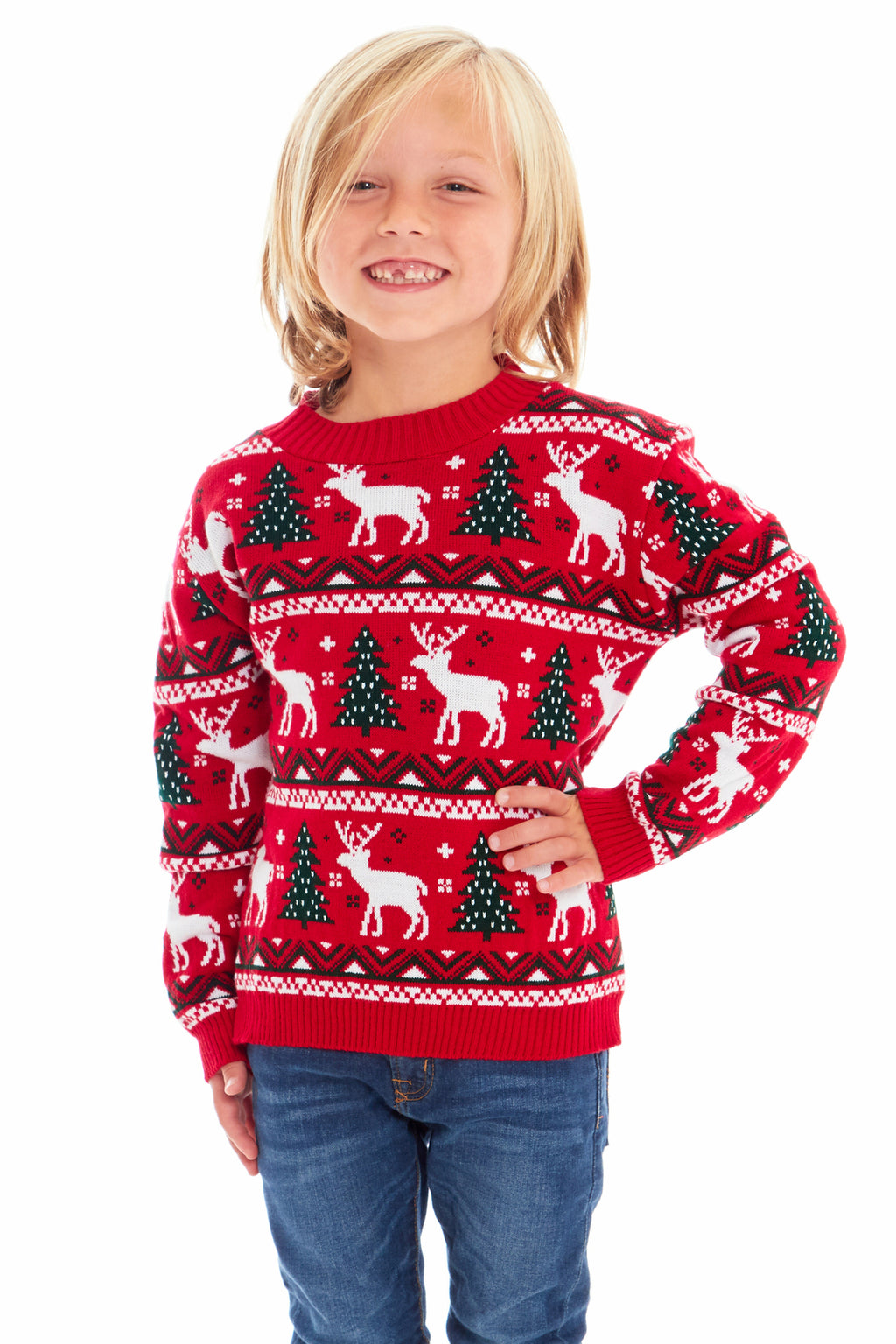 Mens Womens Kids Family Christmas Jumper Unisex Ladies Xmas Knit Sweater Novelty