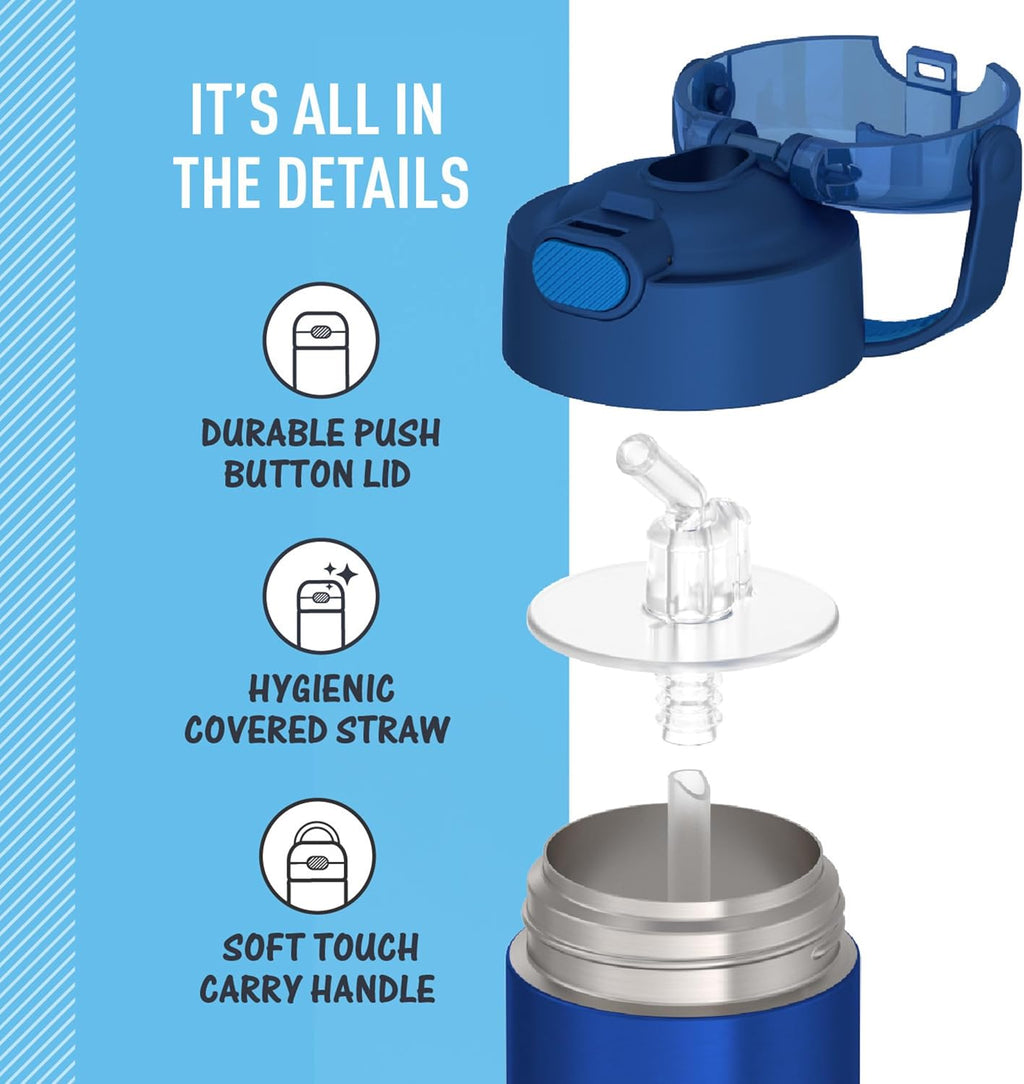 12-Ounce Funtainer Bottle, Blue