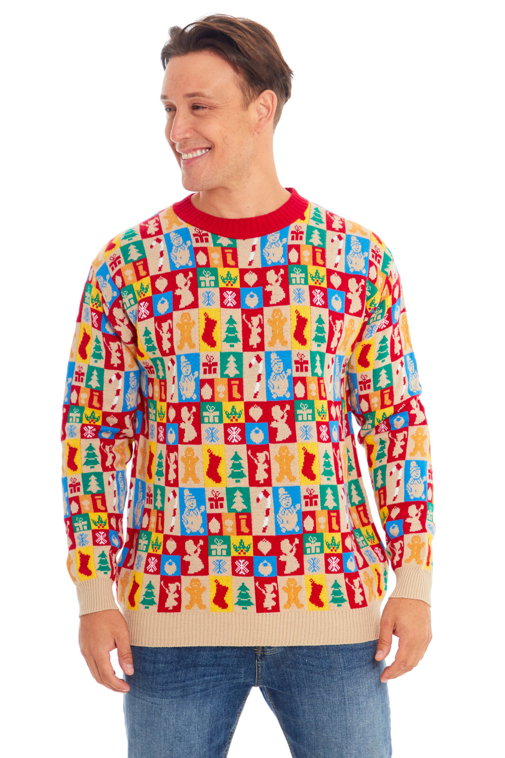 Mens Womens Kids Family Christmas Jumper Unisex Ladies Xmas Knit Sweater Novelty