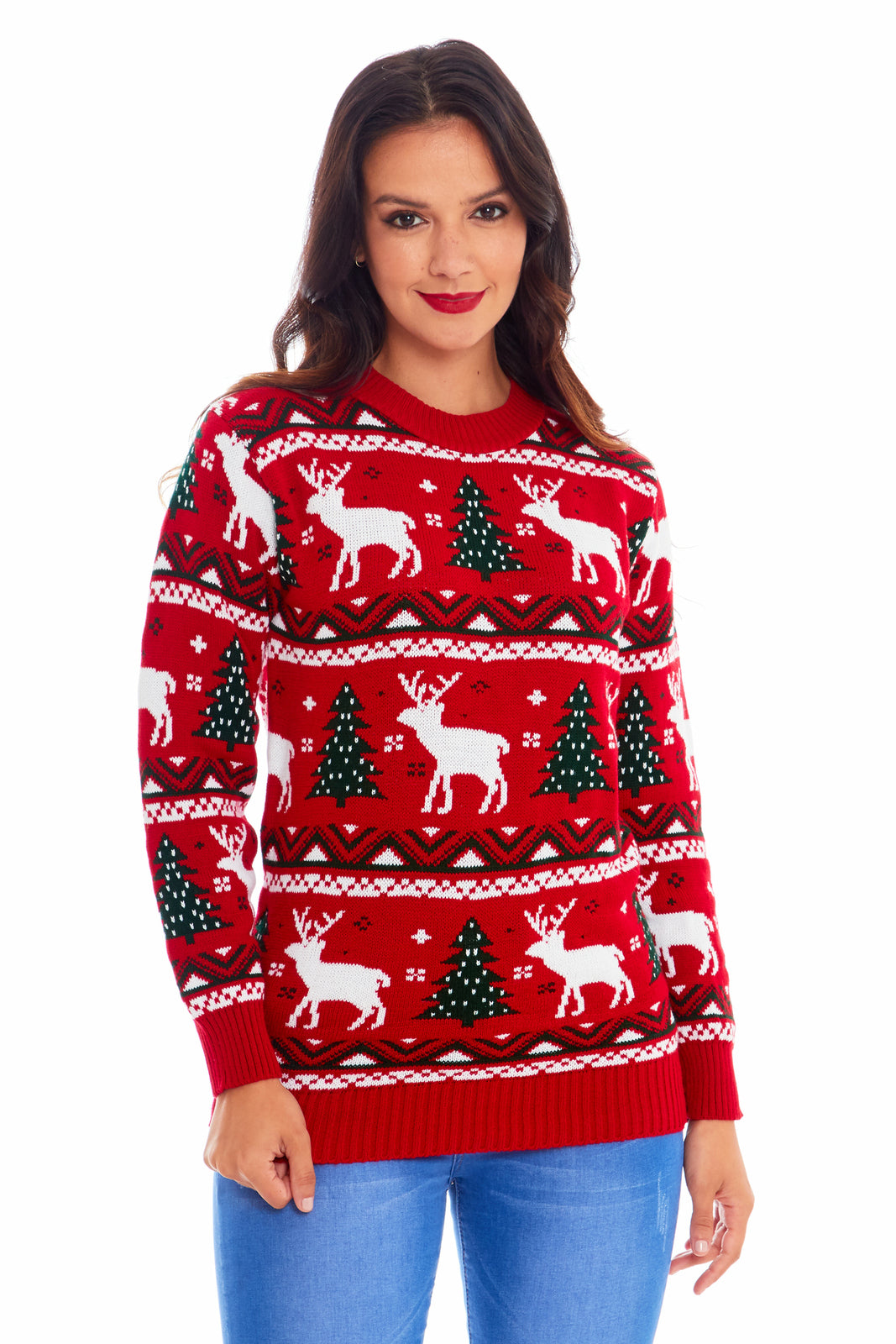 Mens Womens Kids Family Christmas Jumper Unisex Ladies Xmas Knit Sweater Novelty